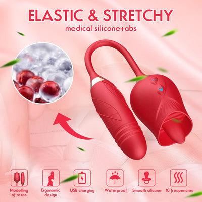 Joyomas - The Rose Toy With Bullet Vibrator Pro