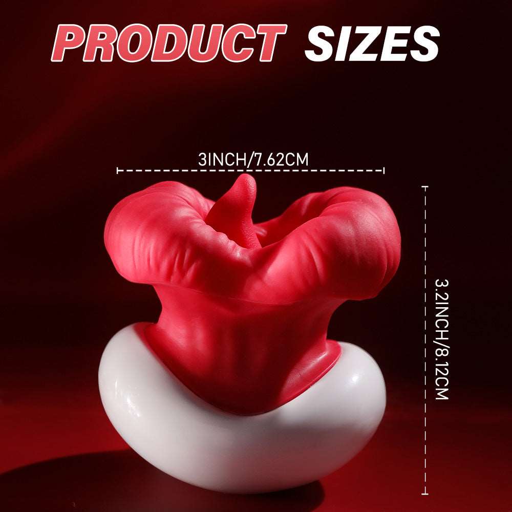 Joyomas - Big Mouth Upgraded Tongue Licking Vibrator for Women with 8 Vibrating Tongue Licking