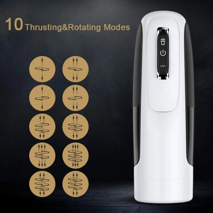 Joyomas - 10 Powerful Thrusting&Rotating Modes Automatic Men Masturbation Cup