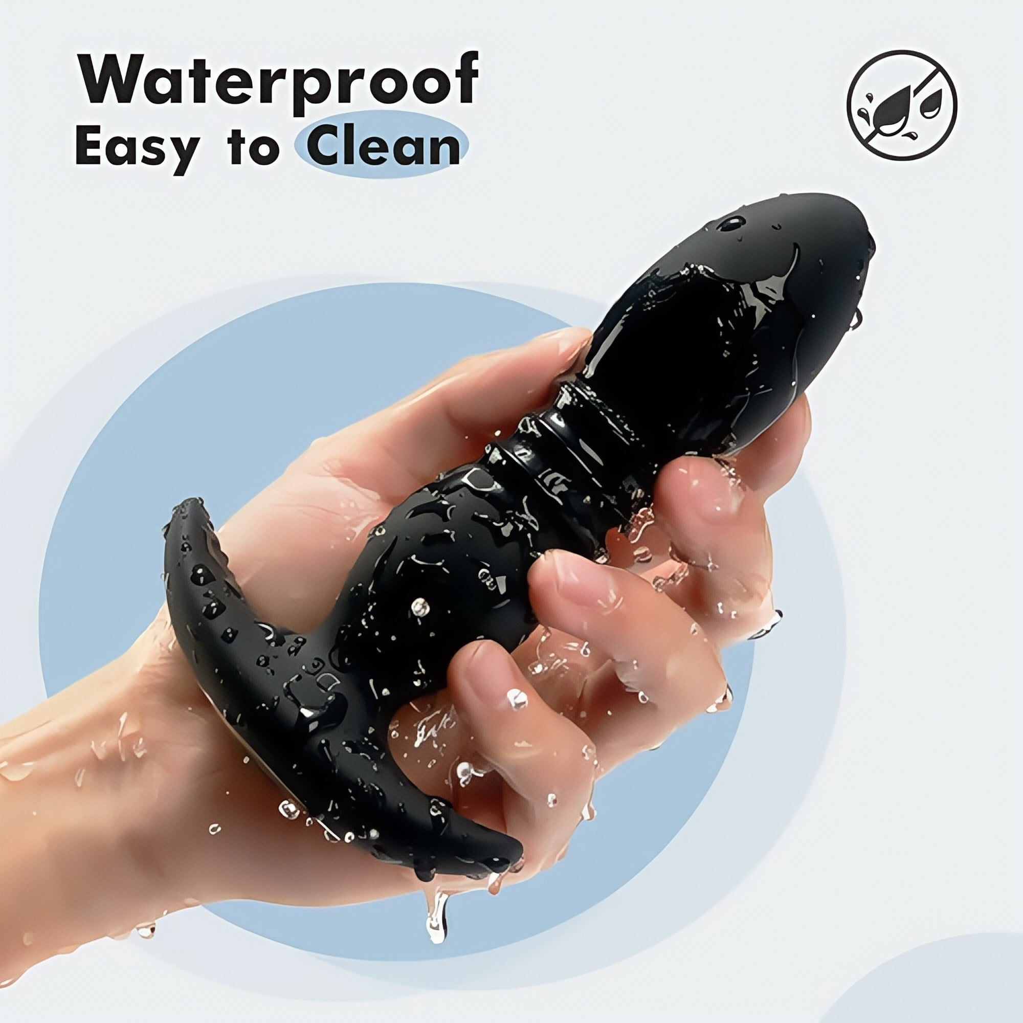 Joyomas - 3 Thrusting 12 Vibrating Silicone Prostate Massager with Remote Control