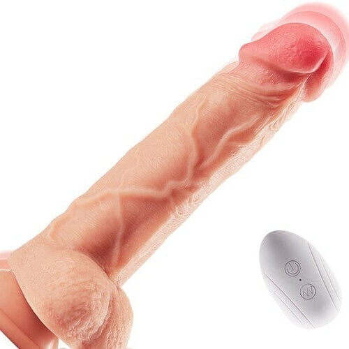 Joyomas - Thrusting Dildo Vibrator with Rotation and Heating Sex Toys 8.26 Inch
