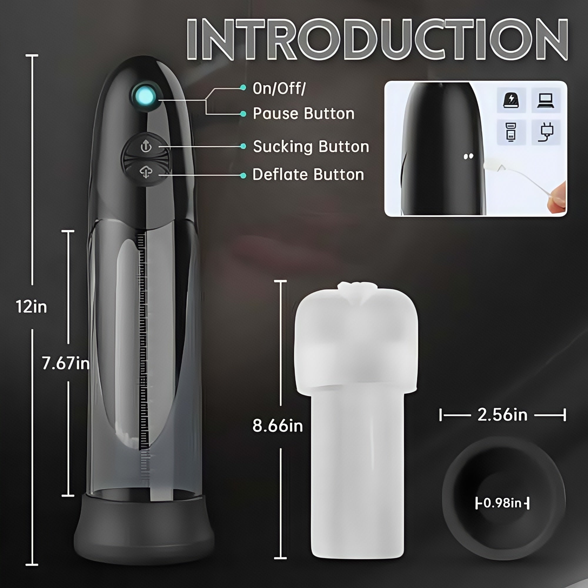 Joyomas - Vacuum Suction with Super Waterproof Penis Pump