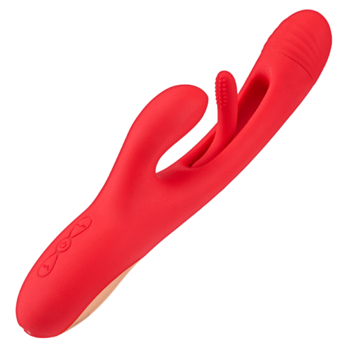 Joyomas - 3 in 1 G-spot 7 Tongue-like Hollow Tapping Rabbit Vibrator