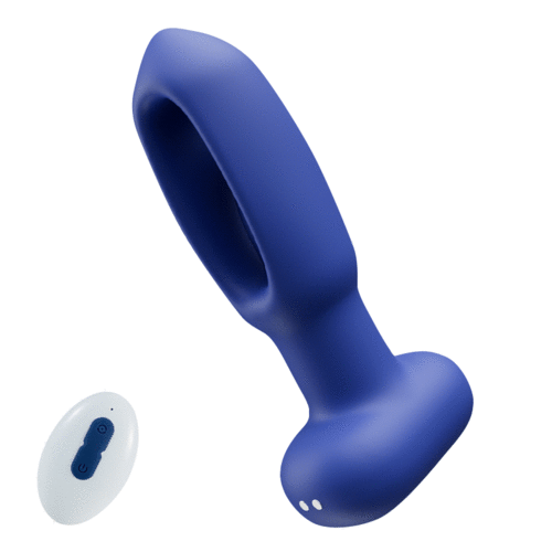 Joyomas - 10 Tapping 10 Vibrating Pointed Design Anal Toy with Remote Control