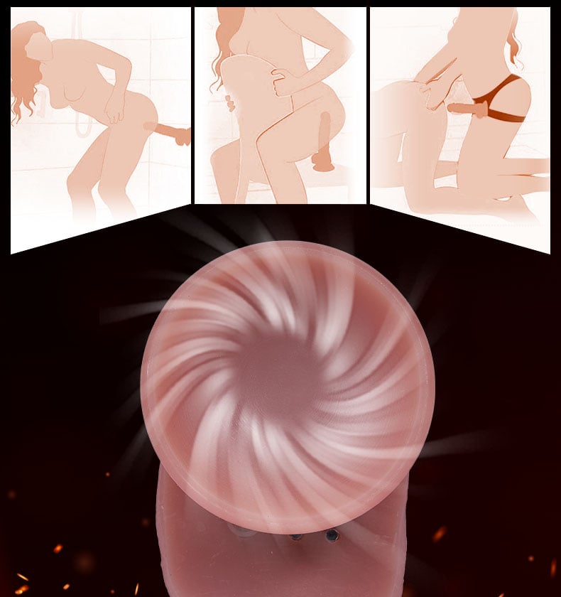Joyomas - Silicone Slim 7 Thrusting 10 Vibrating Swinging Heating Dildo for Beginners
