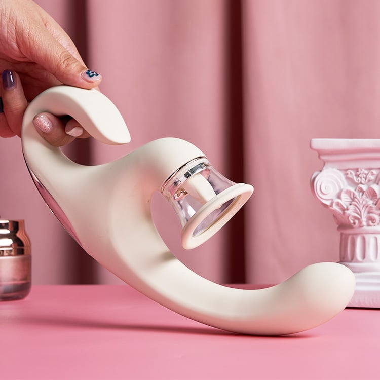 Joyomas - Clitoral Arousal Tongue Licking Suction Vibration Triple Stimulation Massager