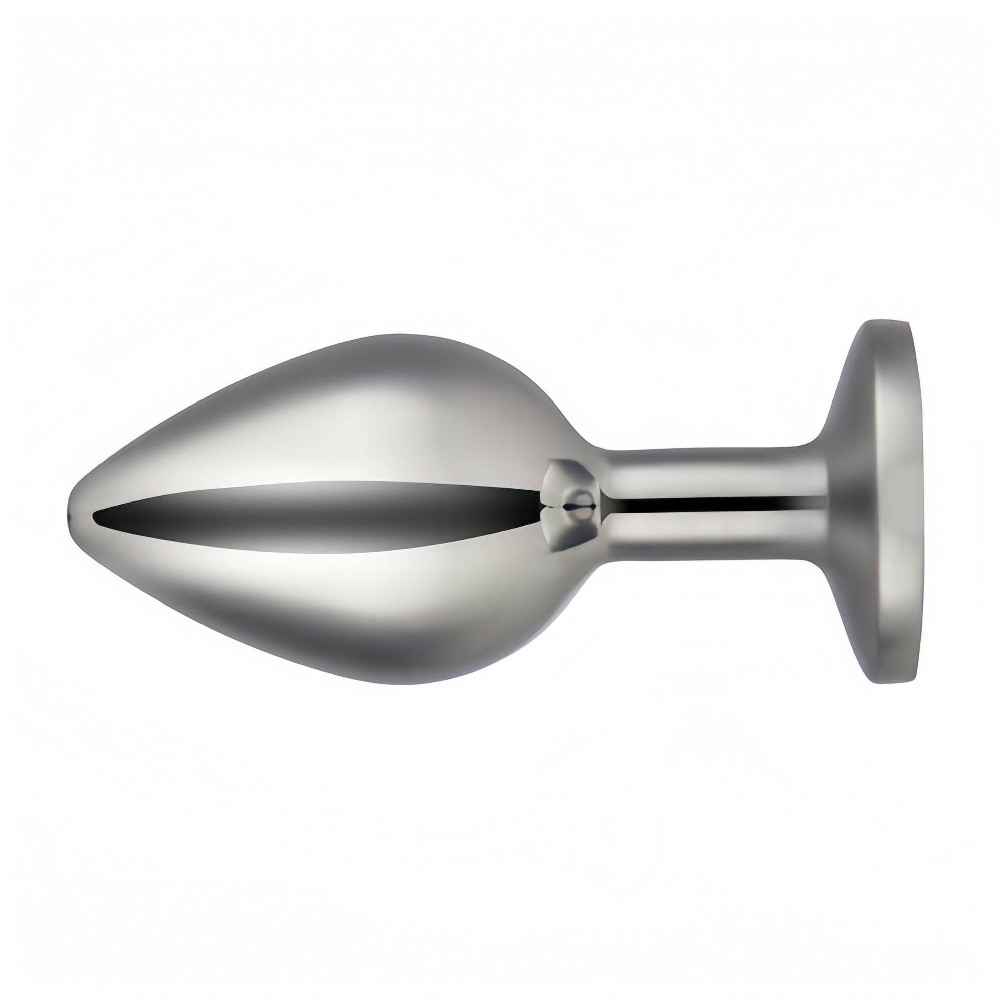 Joyomas - Silver Jewelled Aluminium Beginner's Butt Plug 2.7 Inch