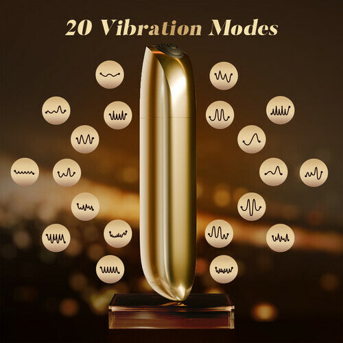 Joyomas - 20 Vibrations Gold Bullet Toys