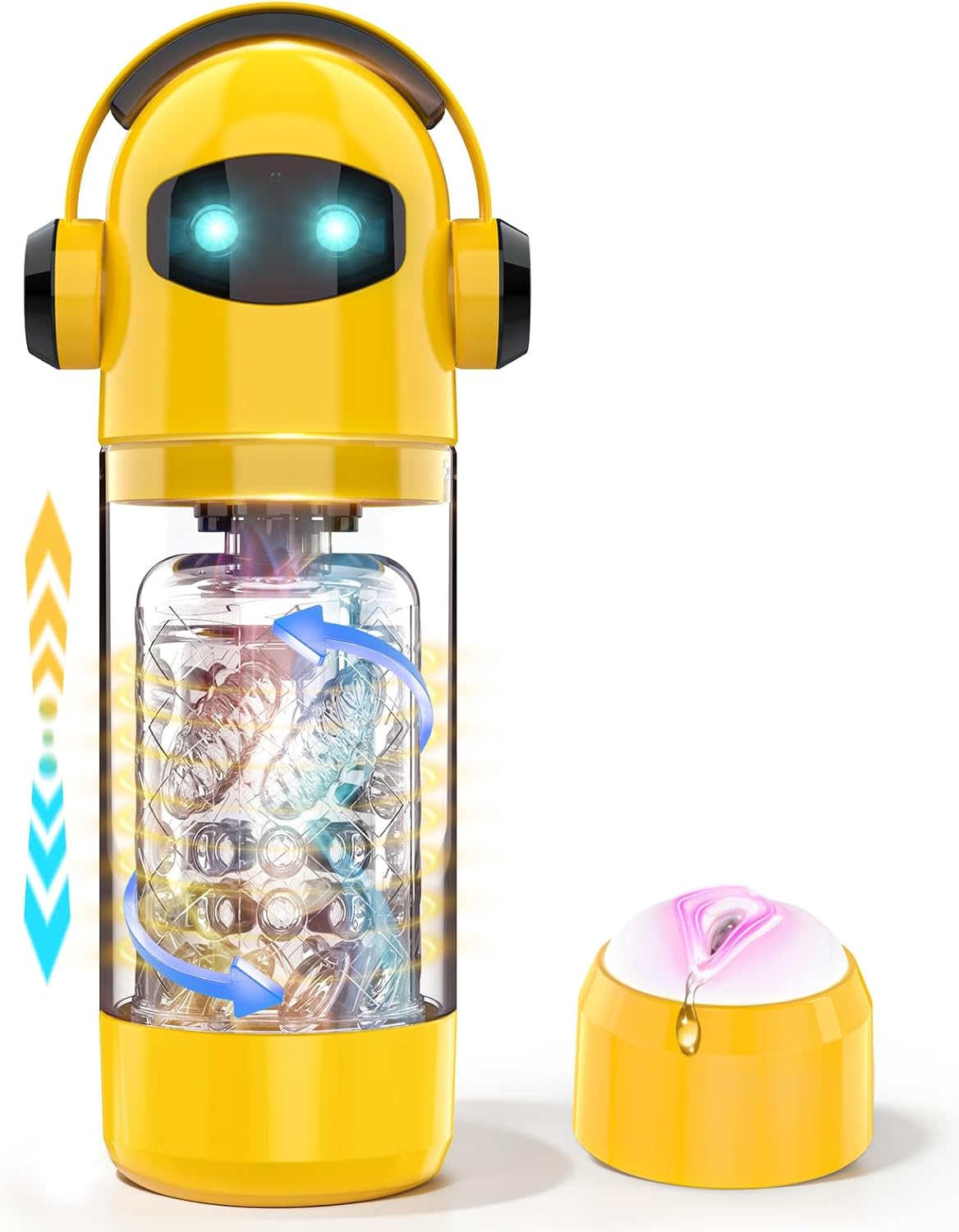 Joyomas - Spaceman 2 in 1 Automatic 7 Telescopic 7 Rotating Male Masturbator