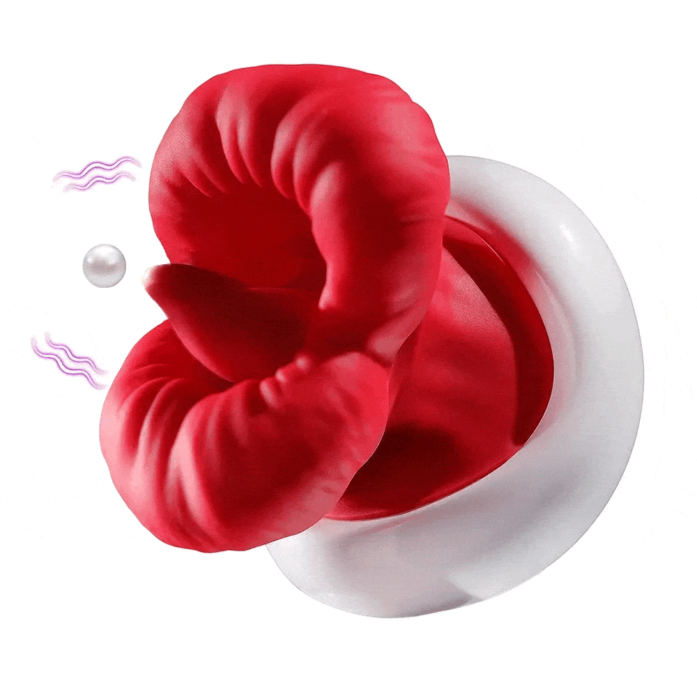 Joyomas - Big Mouth Upgraded Tongue Licking Vibrator for Women with 8 Vibrating Tongue Licking
