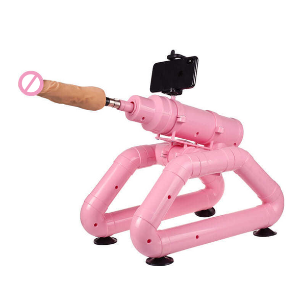 Joyomas - Pink Wire-controlled Telescopic Silent Dildo Machine