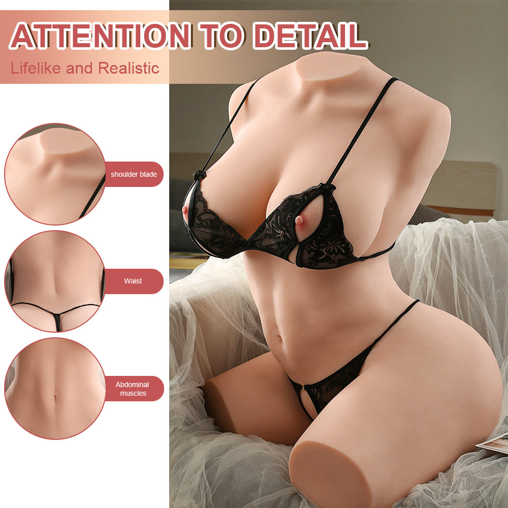 Joyomas - Madison 89.28LB Big Boobs Butt BBW Realistic Sex Doll Torso Female Life Size Male Masturbation Adult Toy