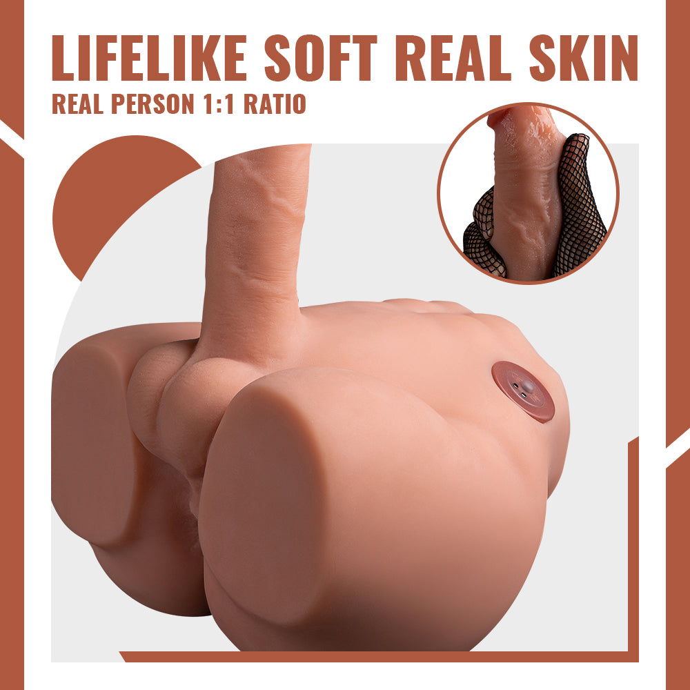 Joyomas - 9.6LB Electric Pulse Male Sex Doll Torso