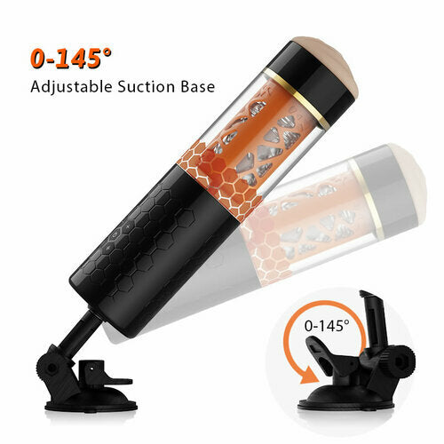 Joyomas - Samurai 3.1 - 6-Telescoping Rotating Hands-Free Masturbation Cup