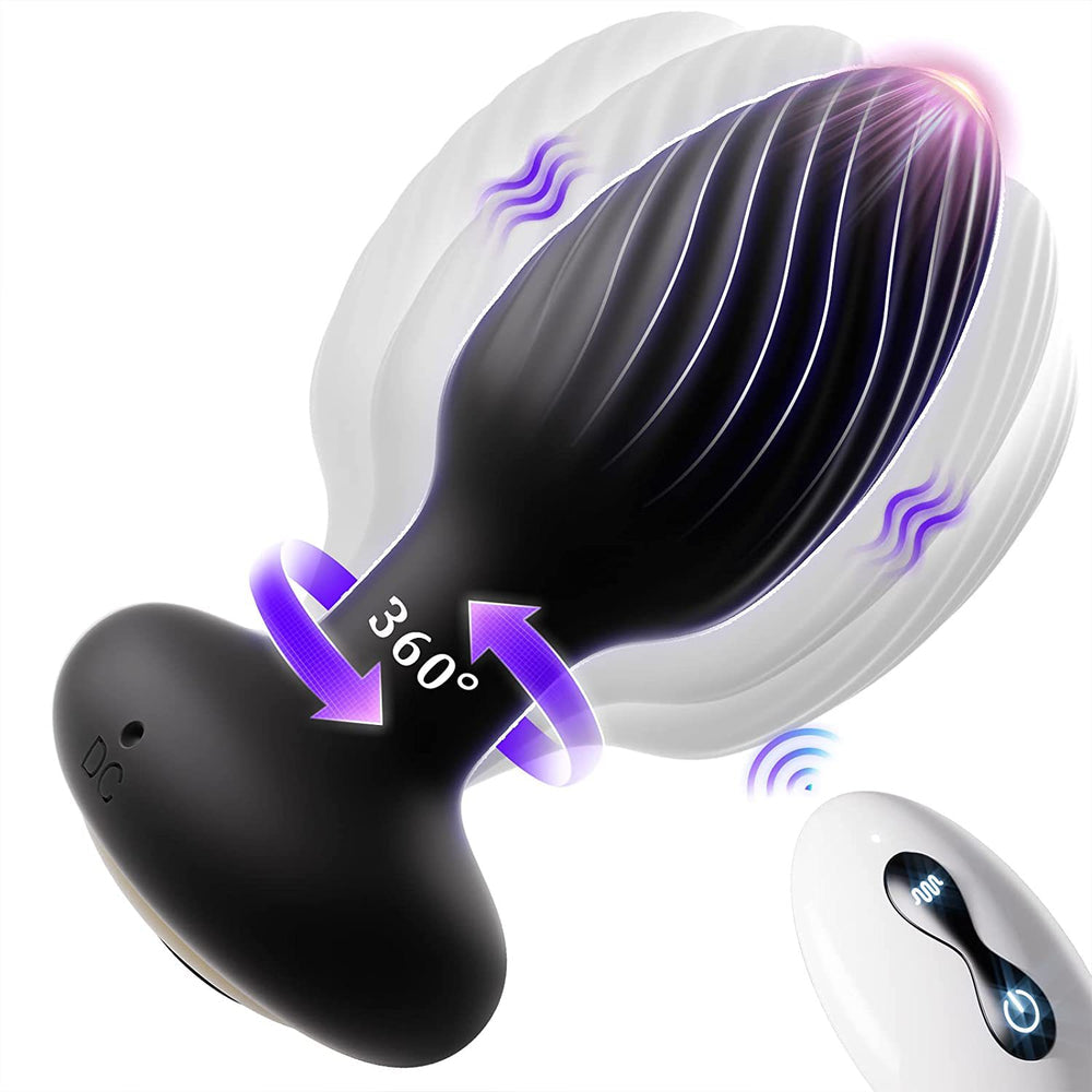 Joyomas - Wireless Remote Control Rotating & Vibrating Male Prostate Massager