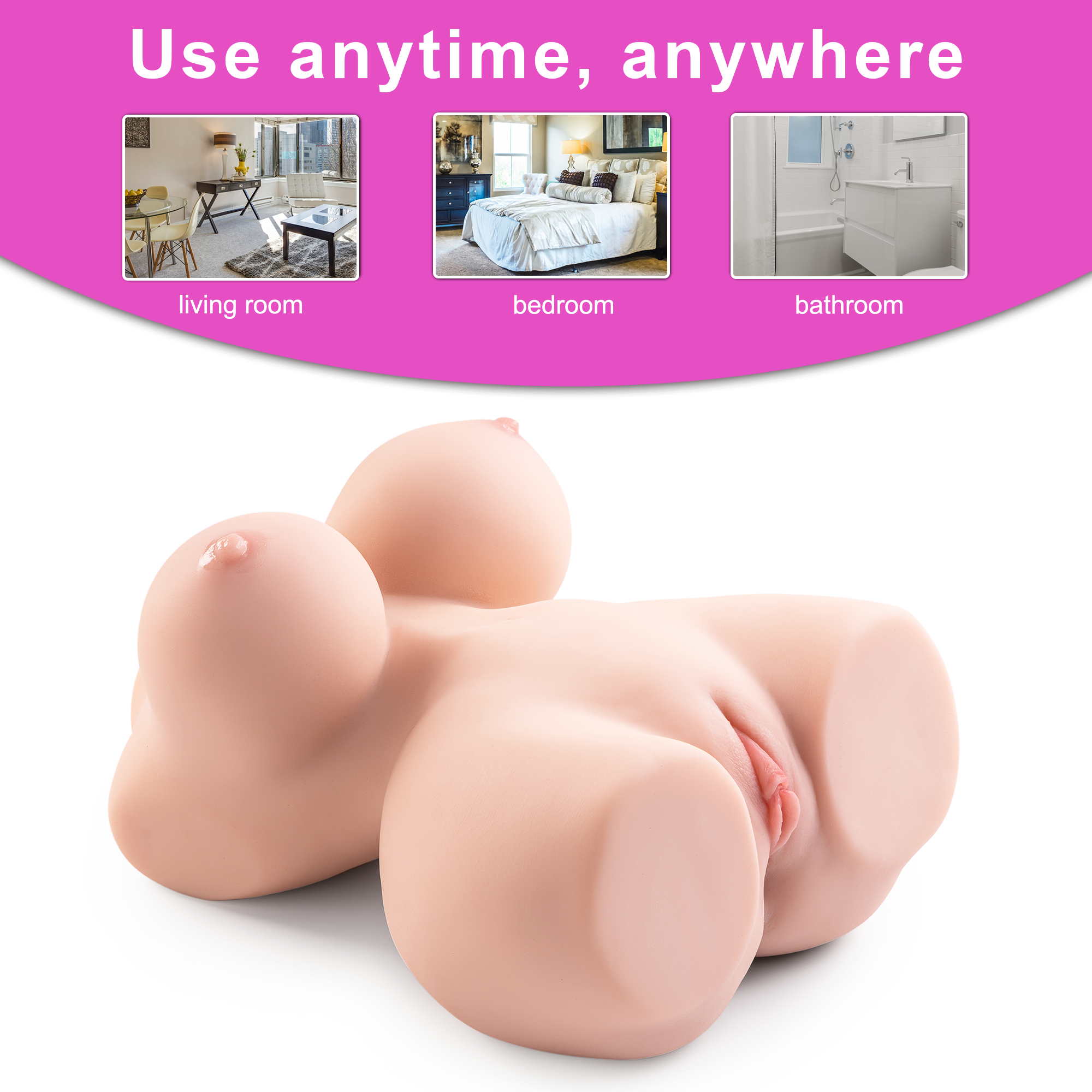 Joyomas - Realistic Pocket Pussy Love Doll Waterproof Male Masturbator for Men