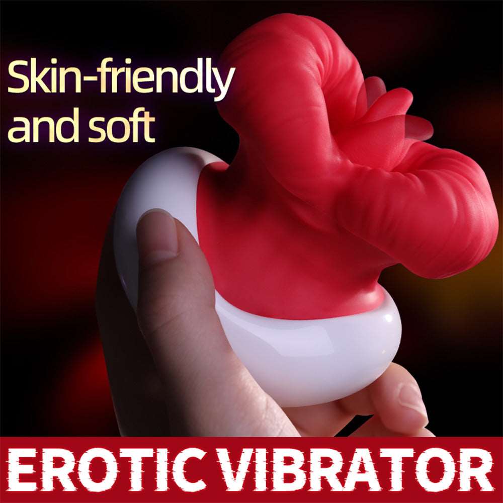 Joyomas - Big Mouth Upgraded Tongue Licking Vibrator for Women with 8 Vibrating Tongue Licking