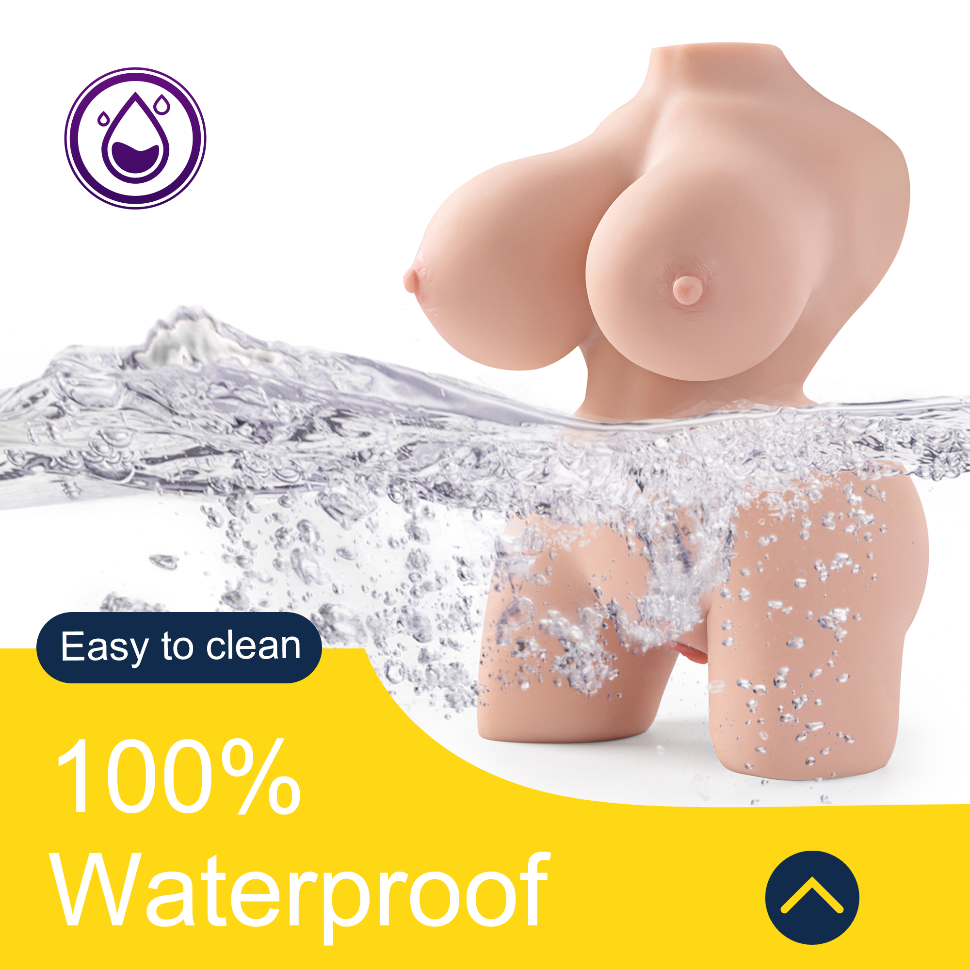 Joyomas - Frieda: 8.82LB Sexy Big Boobs Female Torso Doggystyle Portable Sex Doll Realistic Pocket Pussy Ass for Adult Men Masturbation