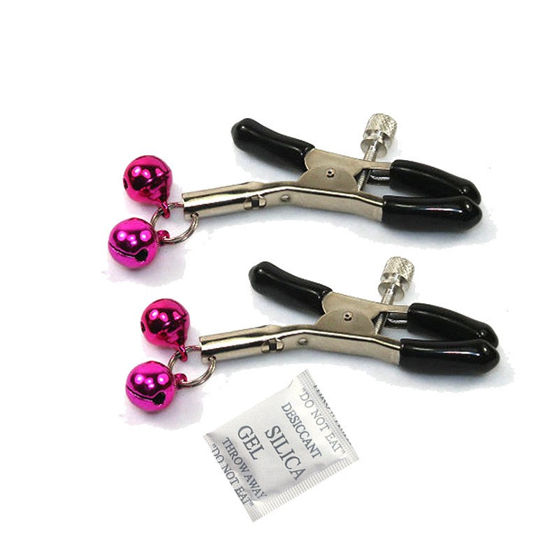 【Gift for over $99】Bell Nipple Clamps – Teasing & Sensual Play Toy(Shipped randomly)