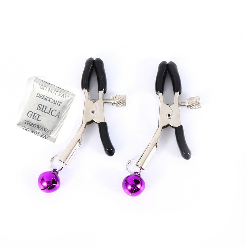 【Gift for over $99】Bell Nipple Clamps – Teasing & Sensual Play Toy(Shipped randomly)