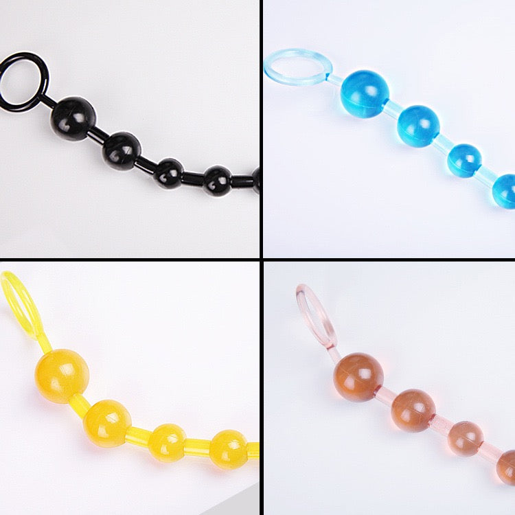 【Gift for over $99】Extended Anal Beads – Unisex Butt Plug for Solo or Couples Bedroom Pleasure Toy(Shipped randomly)