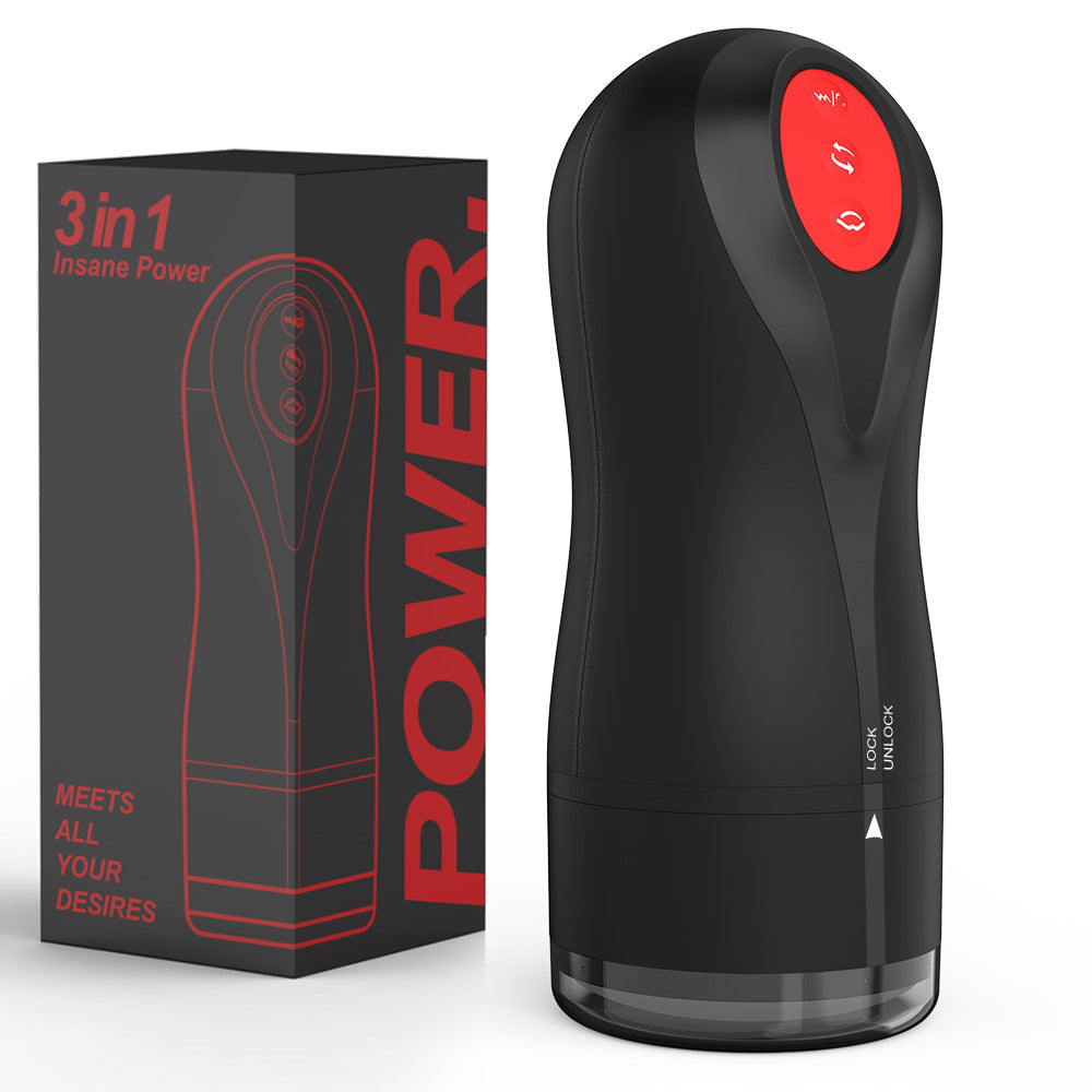 Joyomas - 3 Swirling 5 Tightening 10 Vibration Male Blowjob Stroker