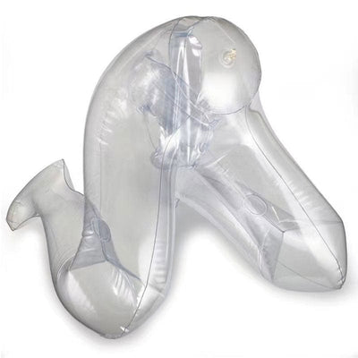 【Gift for MAN over $199】PVC Inflatable Female Half-body Toroso Transparent Model(with pupmp)