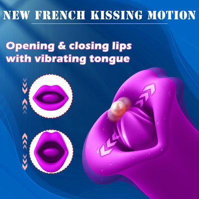 Joyomas - Rose Muncher 10 Biting & 10 Vibrating Modes Stimulate Nipple Clitoral Women Vibrator