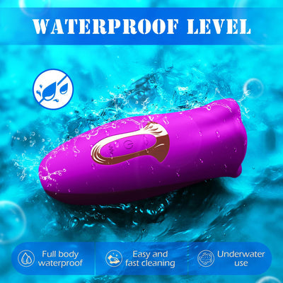 Joyomas - Rose Muncher 10 Biting & 10 Vibrating Modes Stimulate Nipple Clitoral Women Vibrator