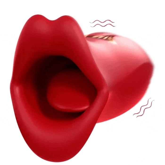 Joyomas - Rose Muncher 10 Biting & 10 Vibrating Modes Stimulate Nipple Clitoral Women Vibrator
