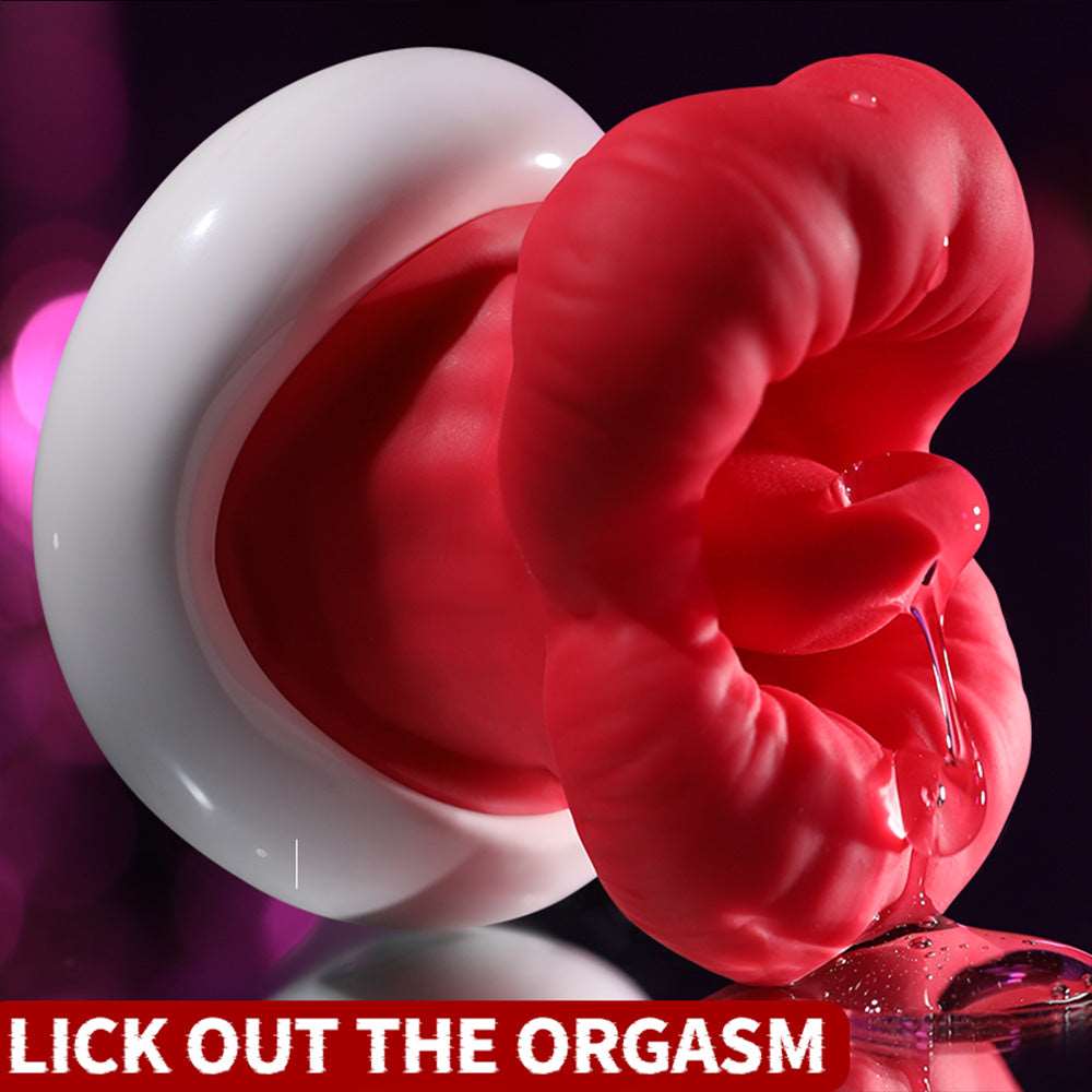 Joyomas - Big Mouth Upgraded Tongue Licking Vibrator for Women with 8 Vibrating Tongue Licking