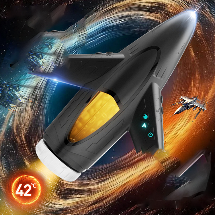 Joyomas - Jet Fighter Retractable Vibrating Heated Male Masturbator