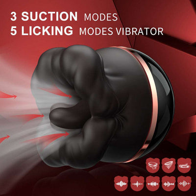 Joyomas - Big-Mouth Tongue Sucking Female Masturbator Massager Rechargeable Vibrator