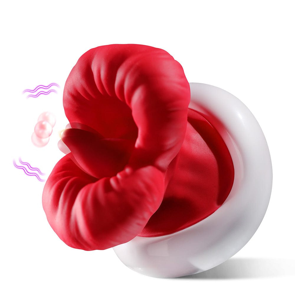Joyomas - Big Mouth Upgraded Tongue Licking Vibrator for Women with 8 Vibrating Tongue Licking
