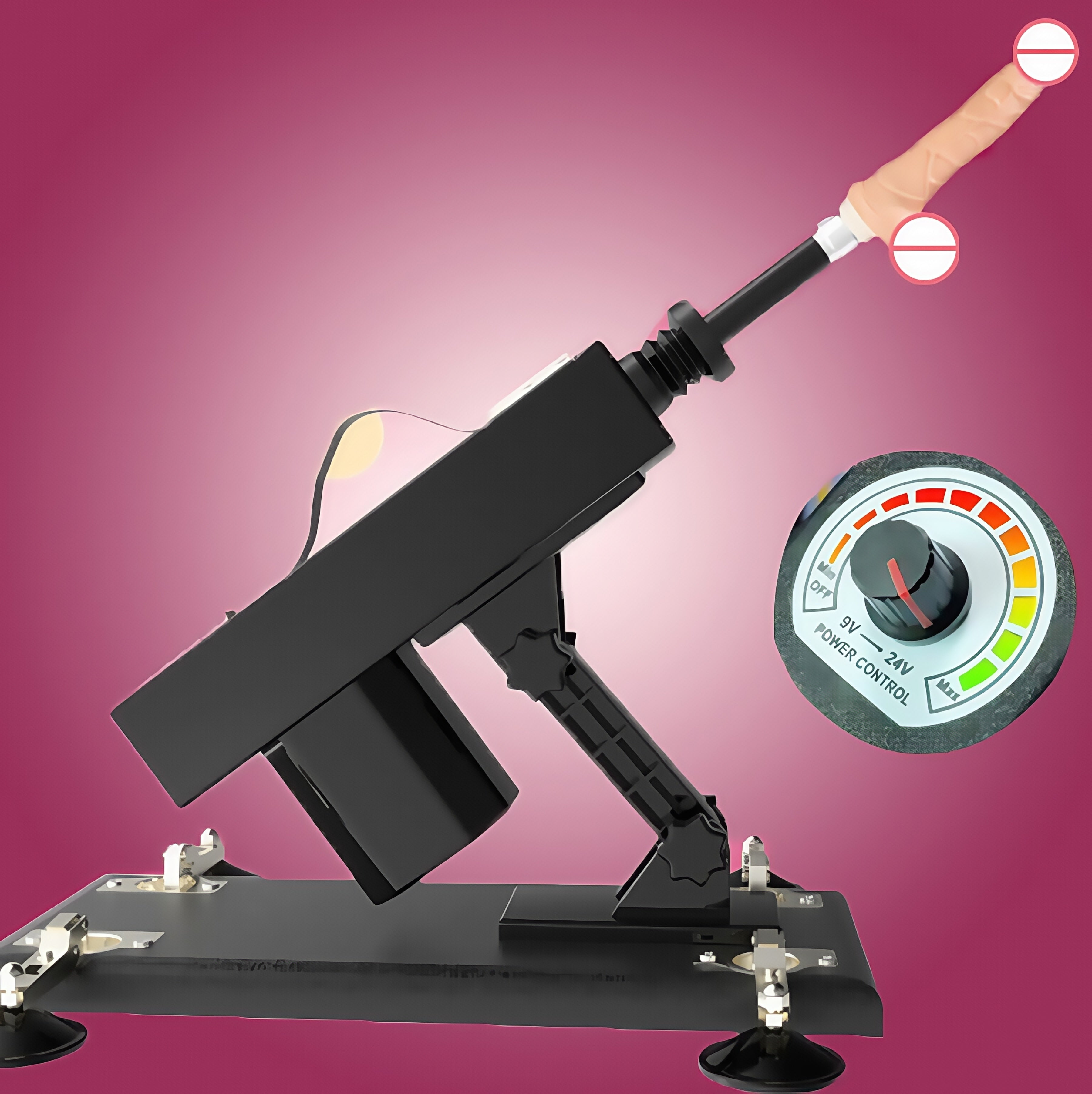 Joyomas - Pumping Gun - Full-automatic Simulated Penis Masturbation Telescopic Dildos Machine