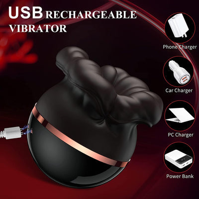 Joyomas - Big-Mouth Tongue Sucking Female Masturbator Massager Rechargeable Vibrator