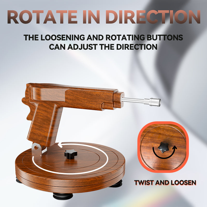 Joyomas - Sheyay Vintage Style Wooden Retractable Female Masturbation Dildo Machine