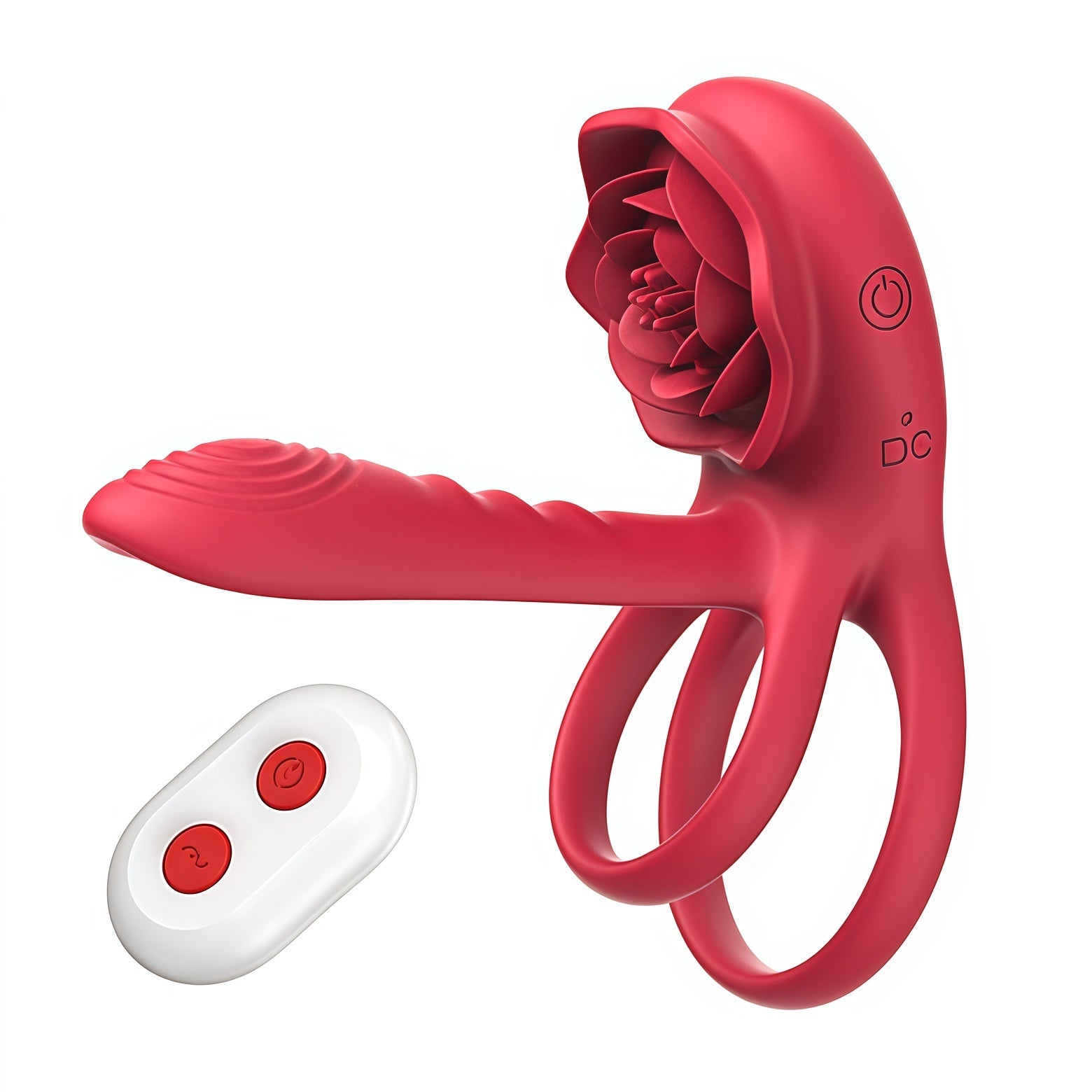 Joyomas - Rose Cock Ring Vibrator Clit Stimulator Couple Toy Upgraded Version