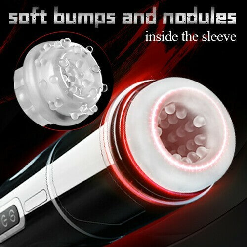 Joyomas - PowerKing Ultra-Technical Hands-free 7 Telescopic Rotation Modes Male Masturbator Cup