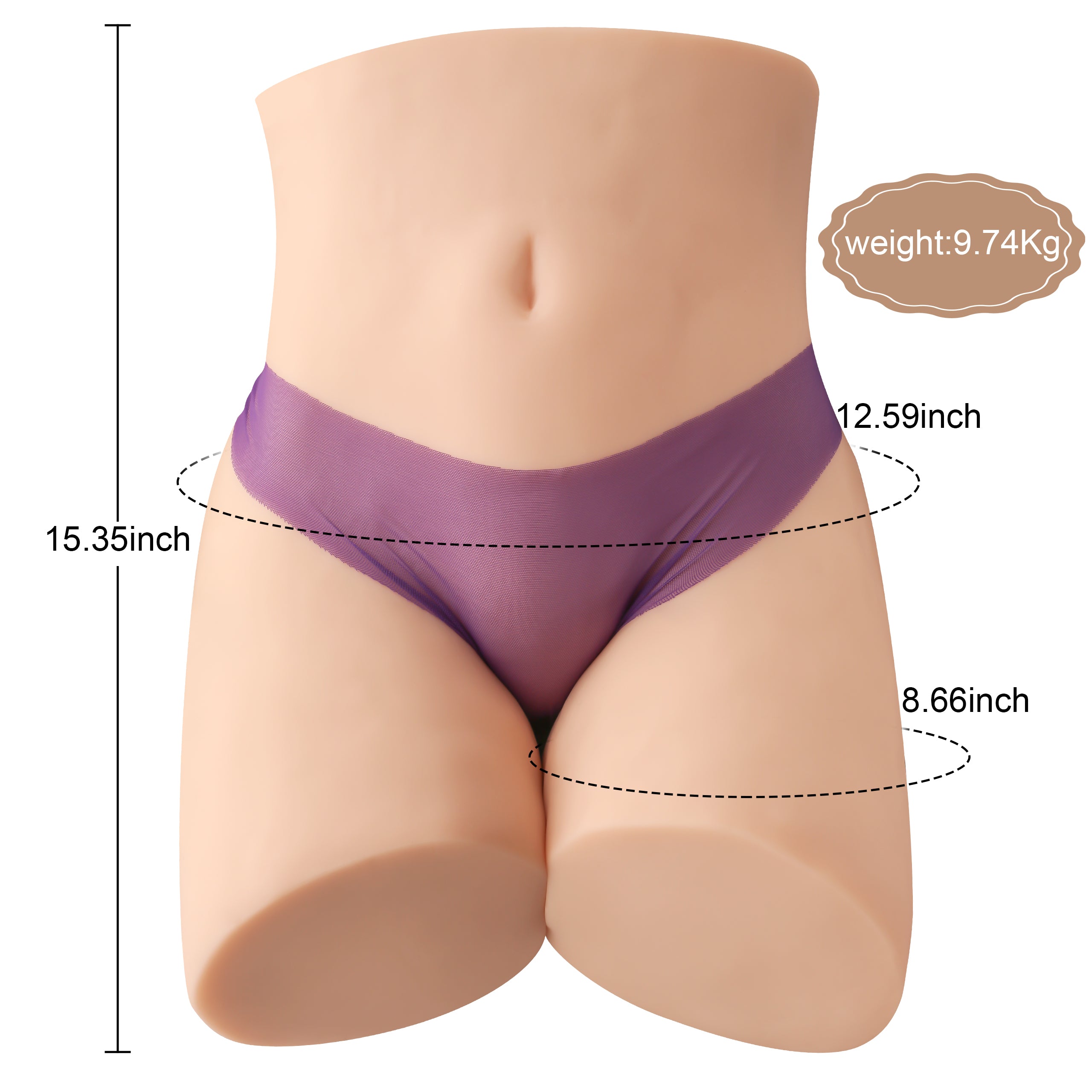 Joyomas - Realistic Sexy Ass Doll TPE Torso Sex Doll Adult Love Doll Torso