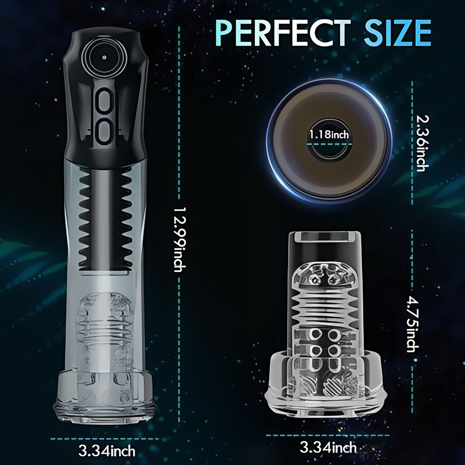 Joyomas - Vacuum Suction & Vibrating Male Penis Pump
