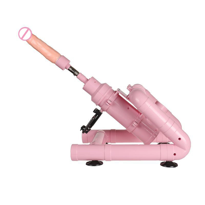 Joyomas - Pink Wire-controlled Telescopic Silent Dildo Machine
