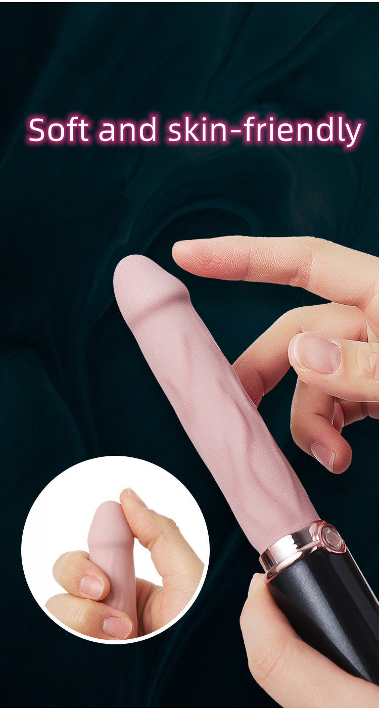 Joyomas - Lipstick Shape Artificial Penis Vibrator