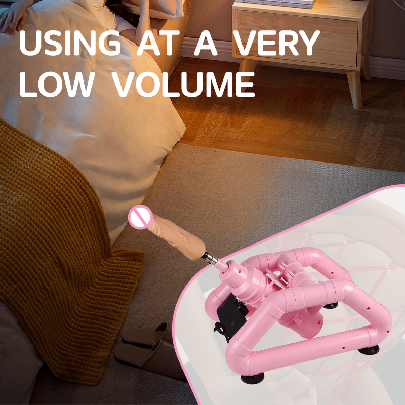 Joyomas - Pink Wire-controlled Telescopic Silent Dildo Machine