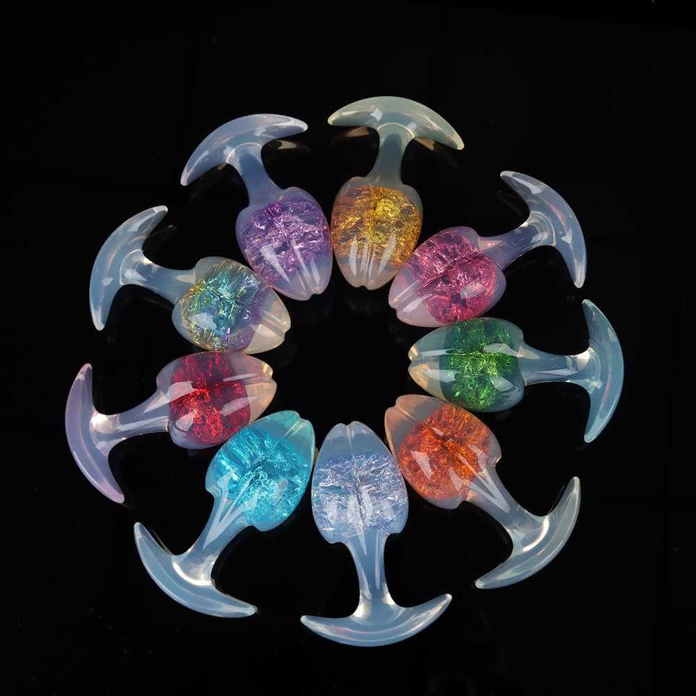【Gift for over $399】Bean Sprout Crystal Butter Plug ｜ 9 Colorful（Shipped randomly)