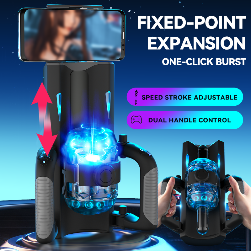 Joyomas - Thrusting Cannon King Mini 6-Segment Fixed-point Telescopic Male Masturbator