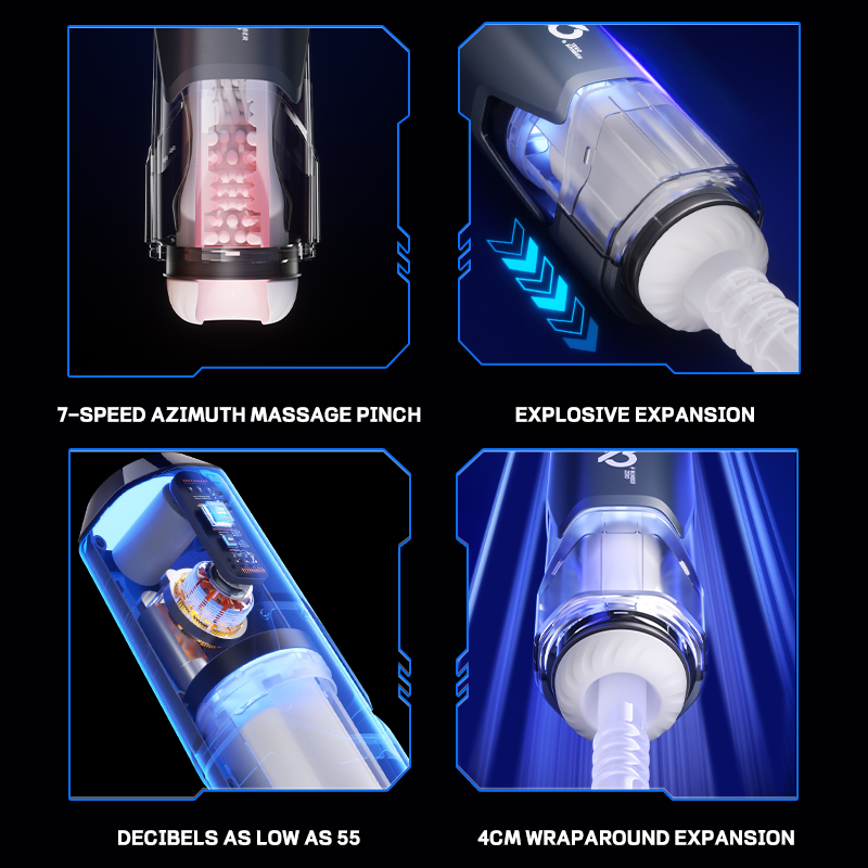 Joyomas - Stalker Stoker Telescopic Clamping Masturbator For Men
