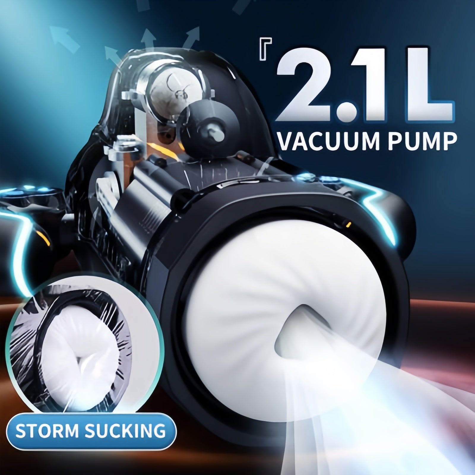 Joyomas-Deluxe Vibrating Sucking Heating Male Masturbator