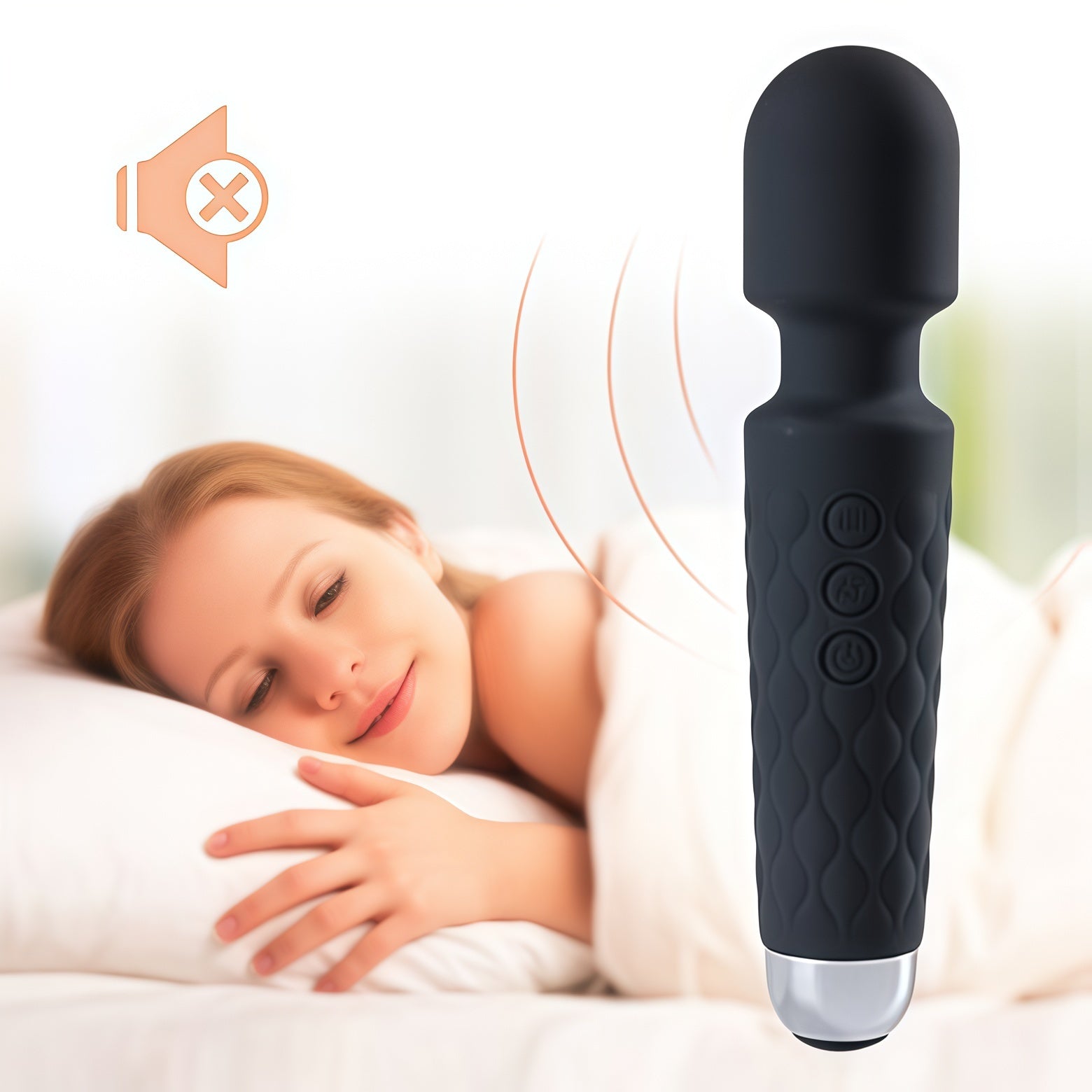 Joyomas - 8 Speeds 20 Frequencies Vibrating AV Clitoral G-Spot Massager
