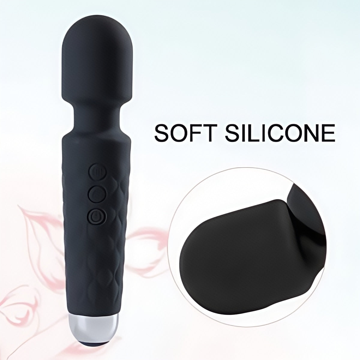Joyomas - 8 Speeds 20 Frequencies Vibrating AV Clitoral G-Spot Massager
